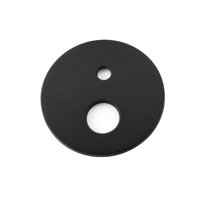 S3223DI matt svart rund dekkplate + USPS frakt