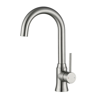 Sumerain Brushed Nickel Single-Handle Bar Sink Faucet 1 Hole, 360 Swivel