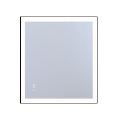 Sumerain LED baderoms sminkespeil med lys, 32"x36" front- og baklyst anti-dugg baderomsspeil for vegg, dimbar lysstyrke, 3 fargetemperaturer