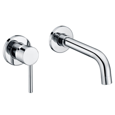 sumerain veggmontert baderomsservantarmatur servantarmatur kromfinish, venstrehånds design